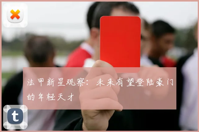 法甲新星观察:未来有望登陆豪门的年轻天才
